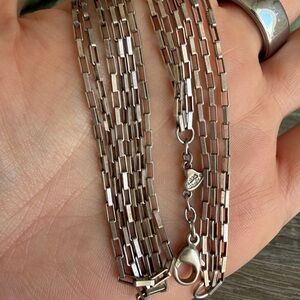 Vintage Carolee 925 triple necklace